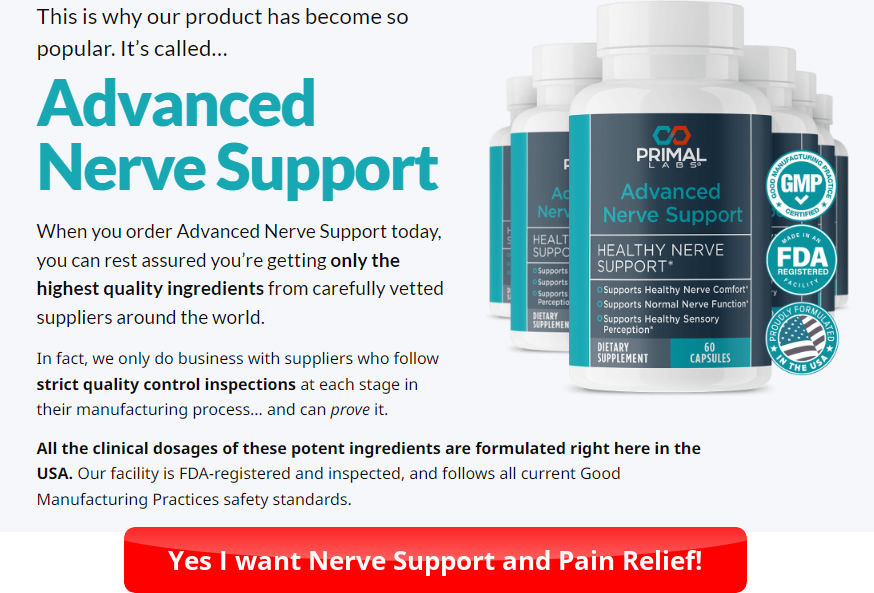 Health Product Review: Primal Labs Advanced Nerve Support