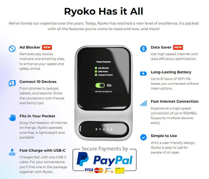 Product Review: Ryoko Wi-Fi Router