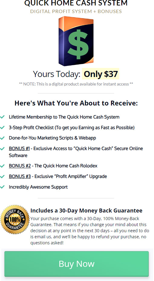 Quick Home Cash System Review: Detailed Features and User Reviews