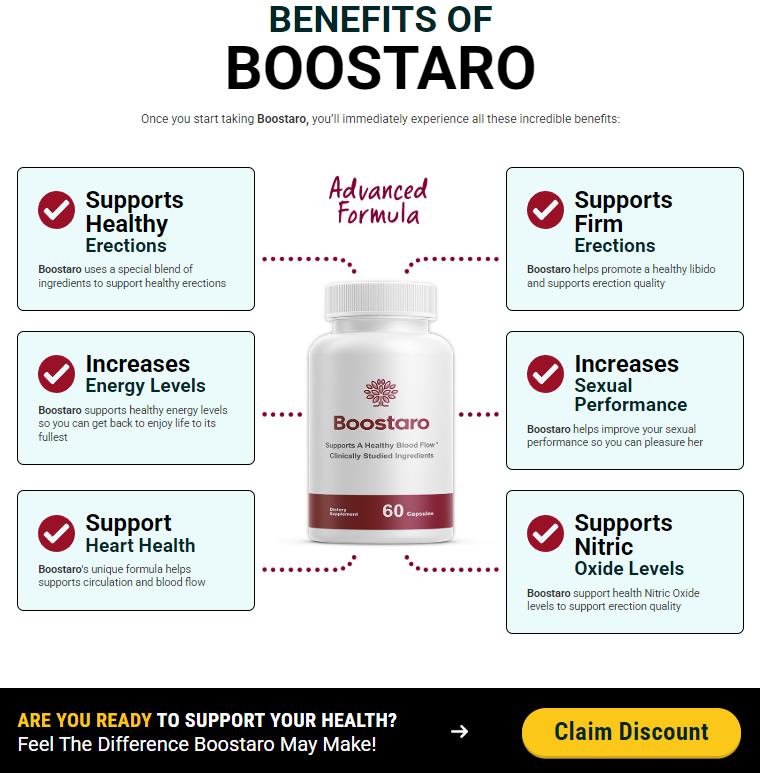 Boostaro Reviews Ingredients Pills Capsules Supplement